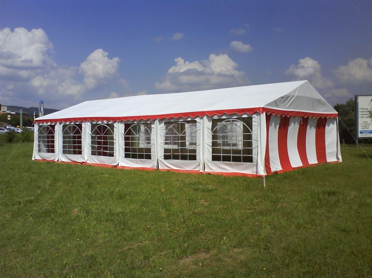 Dachplane 500g/m² rot/weiß / 5 x 8 m 2. Wahl