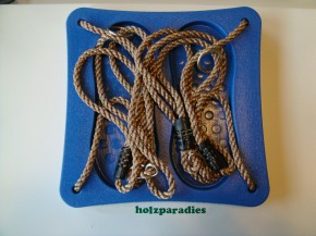 Fuss-Schaukel mit Seil blau