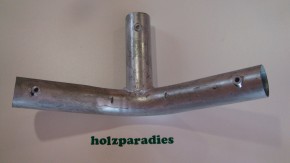 Ersatzteil für Partyzelt: 3-Wege-Eck-Verbinder mit Lasche 140° f. 6 m Zelte